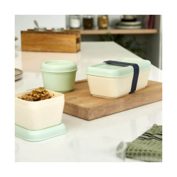 Square Lunch Box with Lid Milan 330 ml