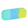 School Case Safta Blue Green Yellow (18.5 x 7.5 x 5.5 cm)