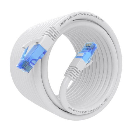 UTP Category 6 Rigid Network Cable Aisens A135-0826 White 10 m