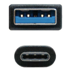 USB to Mini USB Cable NANOCABLE 10.01.4000 (0,5M) Black