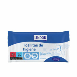 Intimate Hygiene Wet Wipes Hartmann Lindor 10 Units