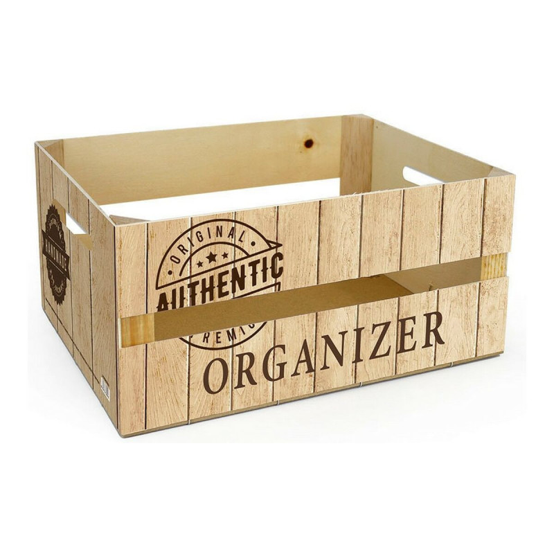 Storage Box Confortime Organizer Wood (32 x 24,5 x 14 cm)