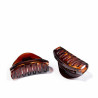 Hair clips Inca Pinza Grande Brown 2 Units