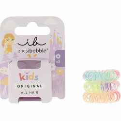 Rubber Hair Bands Invisibobble Magic Rainbow Multicolour 3 Units