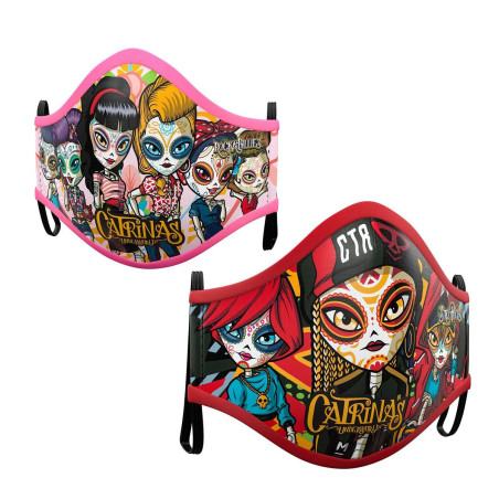 Hygienic Face Mask My Other Me Catrinas 2 Units Catrina