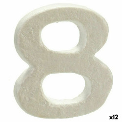 Number Number 8 polystyrene 2 x 15 x 10 cm (12 Units)