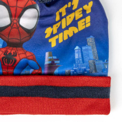 Hat & Gloves Spidey Light Blue