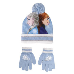 Hat & Gloves Frozen 2 Pieces Blue