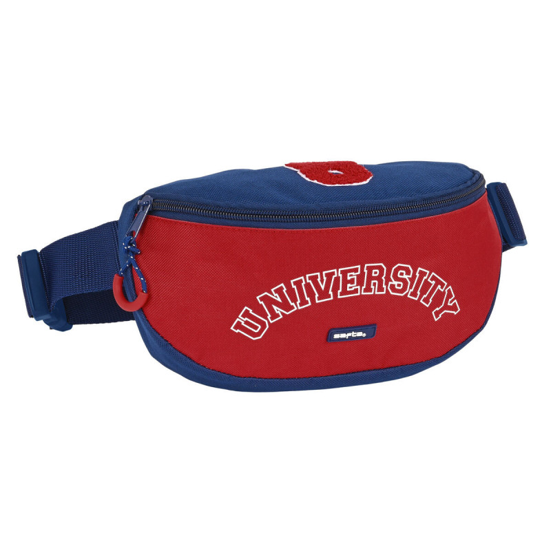 Belt Pouch Safta University Red Navy Blue (23 x 14 x 9 cm)