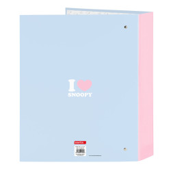 Ring binder Snoopy Imagine Blue A4 (27 x 33 x 6 cm)