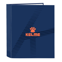 Ring binder Kelme Navy blue Orange Navy Blue A4 (27 x 33 x 6 cm)