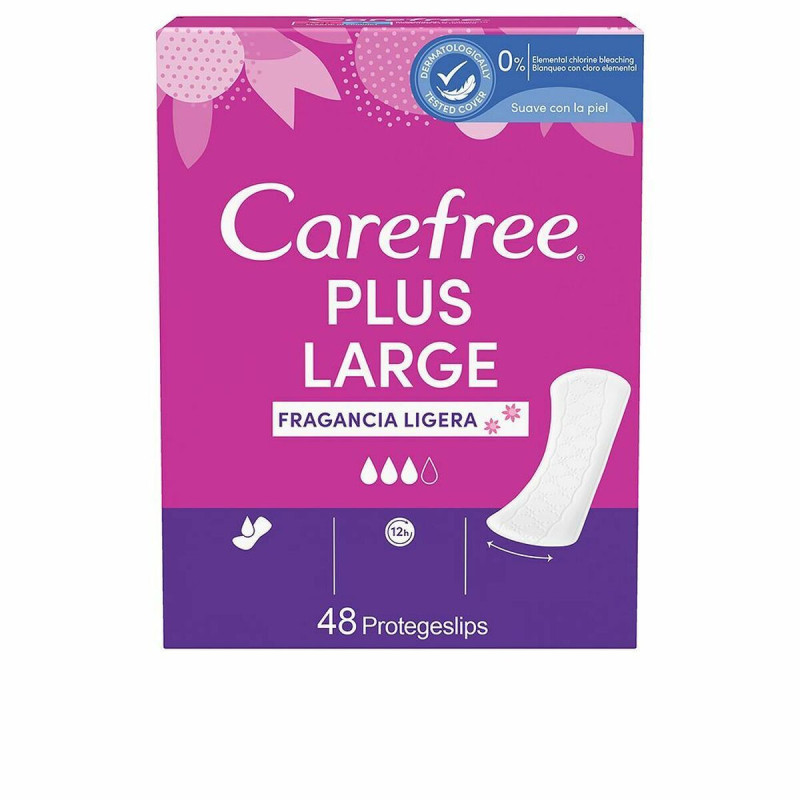 Panty Liner Carefree Plus Large (48 uds)