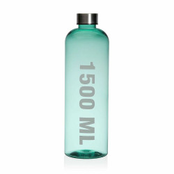 Water bottle Versa Green 1,5 L Steel polystyrene Compound 9 x 29 x 9 cm