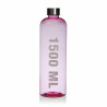 Water bottle Versa Pink 1,5 L Acrylic Steel polystyrene 9 x 29 x 9 cm