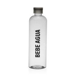 Water bottle Versa Black Steel polystyrene 1,5 L 9 x 29 x 9 cm