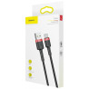 USB A to USB C Cable Baseus Cafule Black 2 m