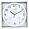 Wall Clock Esperanza EHC016W White Glass Plastic 25 cm