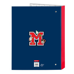 Ring binder Mickey Mouse Clubhouse Only one Navy Blue A4 (26.5 x 33 x 4 cm)