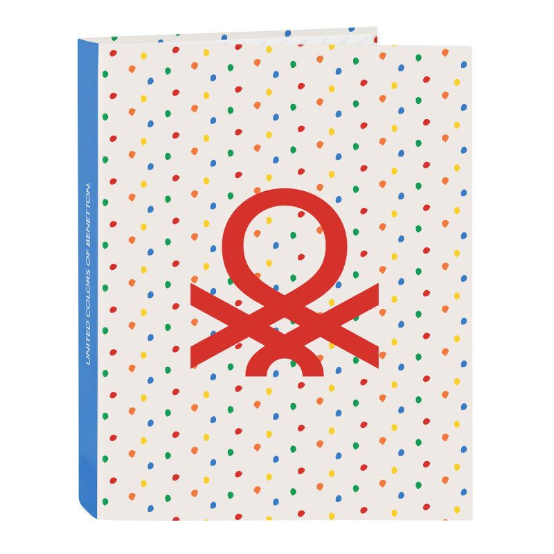 Ring binder Benetton Topitos A4 (26.5 x 33 x 4 cm)