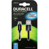 USB Cable DURACELL USB5013A 1 m Black (1 Unit)