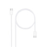 USB Cable NANOCABLE 10.01.6001-CO 1 m White (1 Unit)