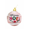 Christmas Bauble Minnie Mouse Lucky 10Units Pink Plastic (Ø 6 cm)