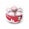 Christmas Bauble Minnie Mouse Lucky 10Units Pink Plastic (Ø 6 cm)