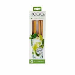 Reusable Straws Koala Bodega Metal Steel 5 Pieces