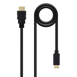 HDMI to Mini HDMI Cable NANOCABLE 10.15.0902 1,8 m Black 1,8 m