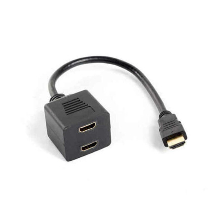 AV Adapter/Converter Lanberg AD-0019-BK 20 cm Black