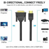 DVI to HDMI Adapter Vention ABFBH Black 2 m