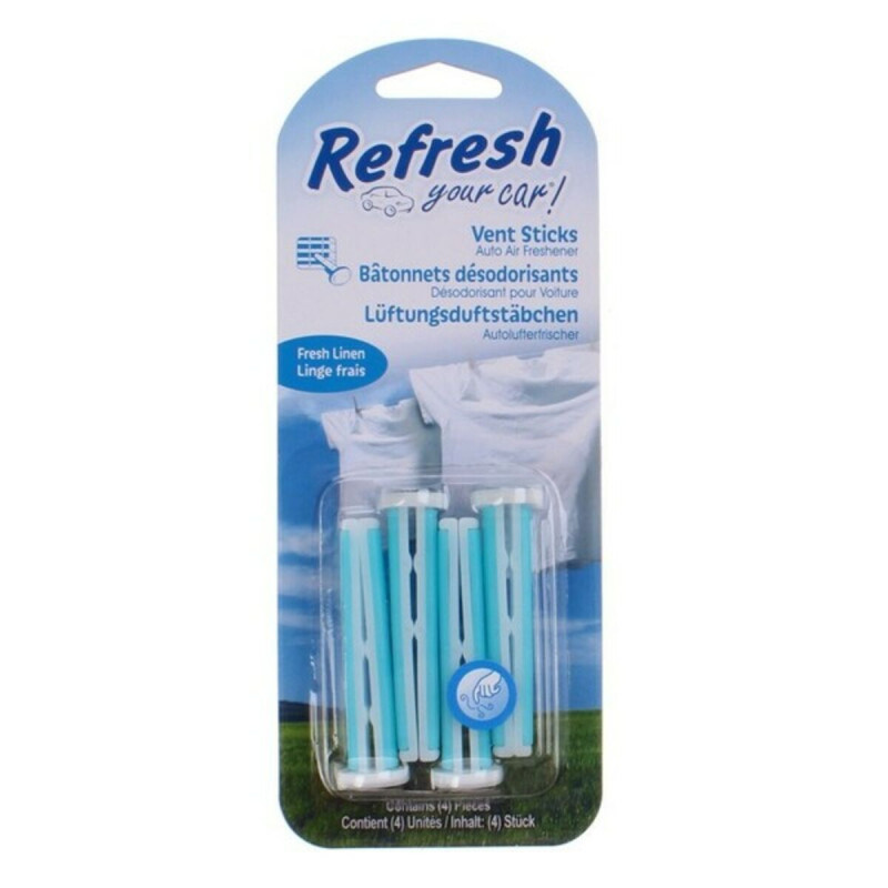 Car Air Freshener California Scents Vent Sticks Fresh Linen (2 uds)