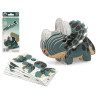 3D Puzzle Dino 18 x 8 cm Green