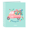 Ring binder Glow Lab Pepa Green A4 (27 x 33 x 6 cm)