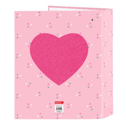 Ring binder Safta Love Yourself Pink A4 (27 x 33 x 6 cm)