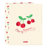 Ring binder Safta Cherry Beige A4 (27 x 33 x 6 cm)