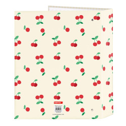 Ring binder Safta Cherry Beige A4 (27 x 33 x 6 cm)