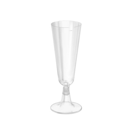 Reusable cava glasses Algon Transparent 150 ml 50 Units