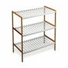 Shelves Confortime White Bamboo 70 x 35 x 76,2 cm (2 Units)