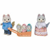 Set of Dolls Sylvanian Families The Husky Family