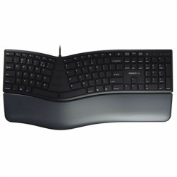 Keyboard Cherry KC 4500 ERGO Black Spanish Qwerty