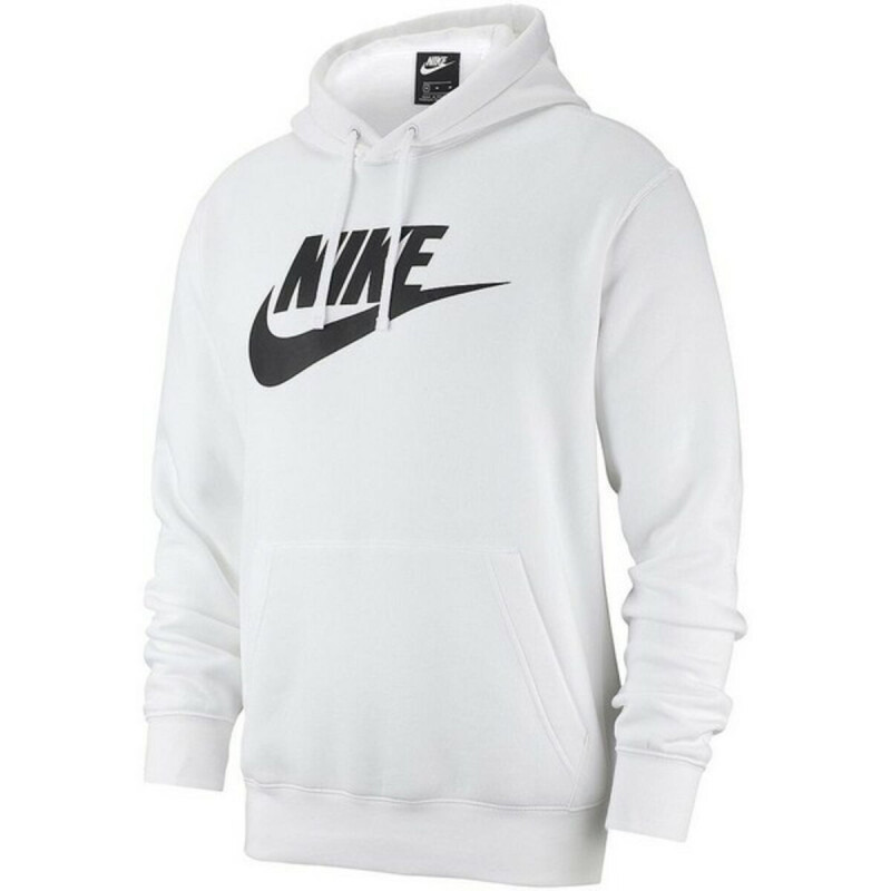 Men’s Hoodie Nike Sportswear Club Fleece BV2973 100 White