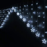 LED Curtain Lights White Stars