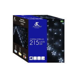 LED Curtain Lights White Stars