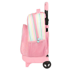 School Rucksack with Wheels BlackFit8 Globitos 33 x 45 x 22 cm Pink