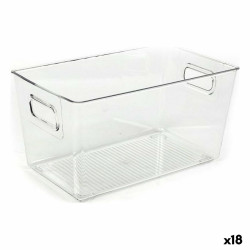 Multi-use Box Dem Transparent 25,7 x 15,3 x 13,5 cm (18 Units)