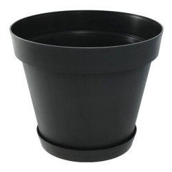 Plant pot EDA Tuscan Grey Dark grey Circular Ø 60 x 47 cm