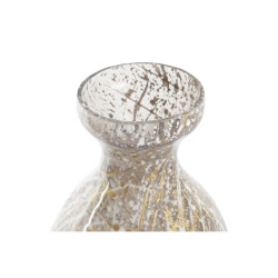 Vase DKD Home Decor Crystal Bicoloured (14 x 14 x 32 cm)