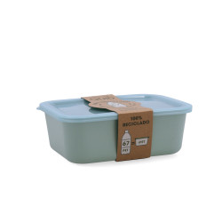 Rectangular Lunchbox with Lid Quid Inspira 1,34 L Green Plastic (12 Units)