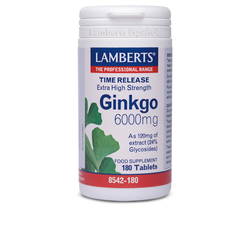 Ginkgo biloba Lamberts Ginkgo Biloba Ginkgo 180 Units (180 uds)